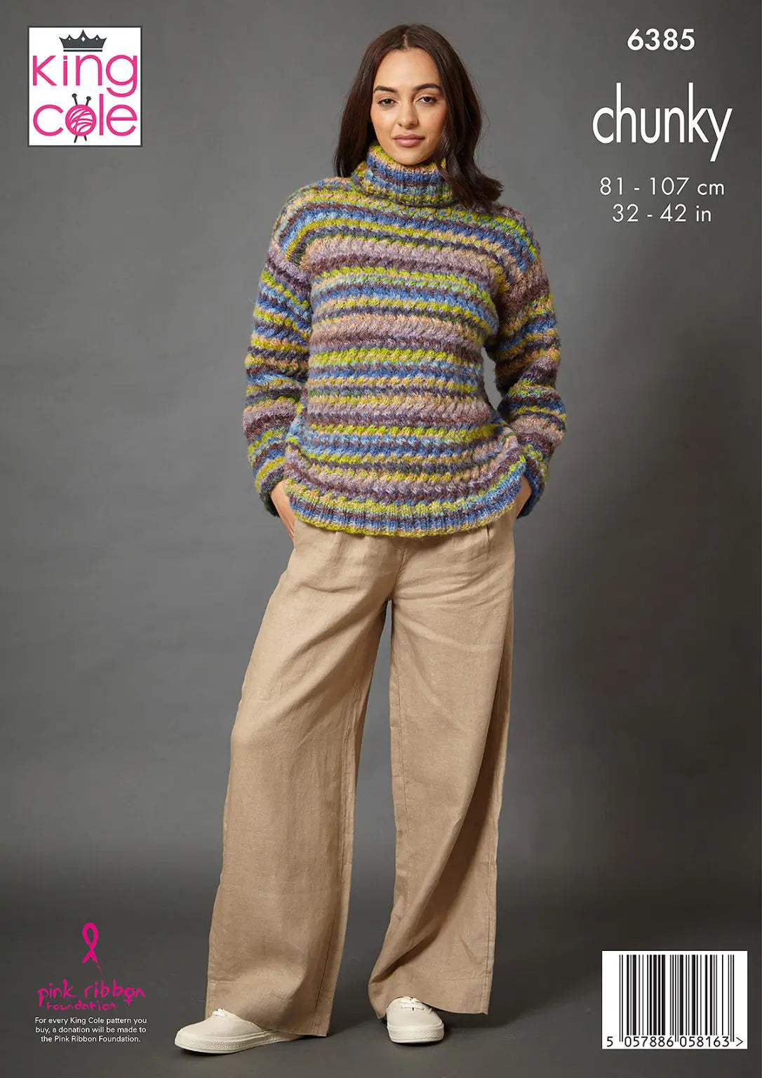 Women's Sweater and Tank Top knitting pattern chunky - King Cole 6385