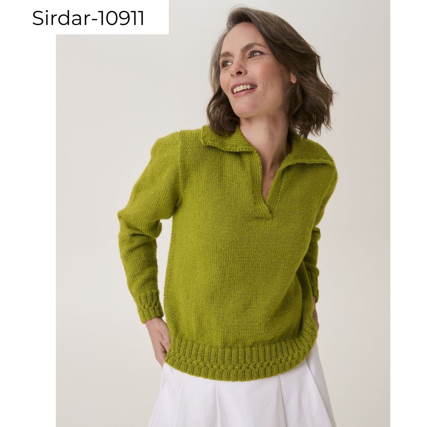 Women's sweater knitting in DK-sirdar-10911