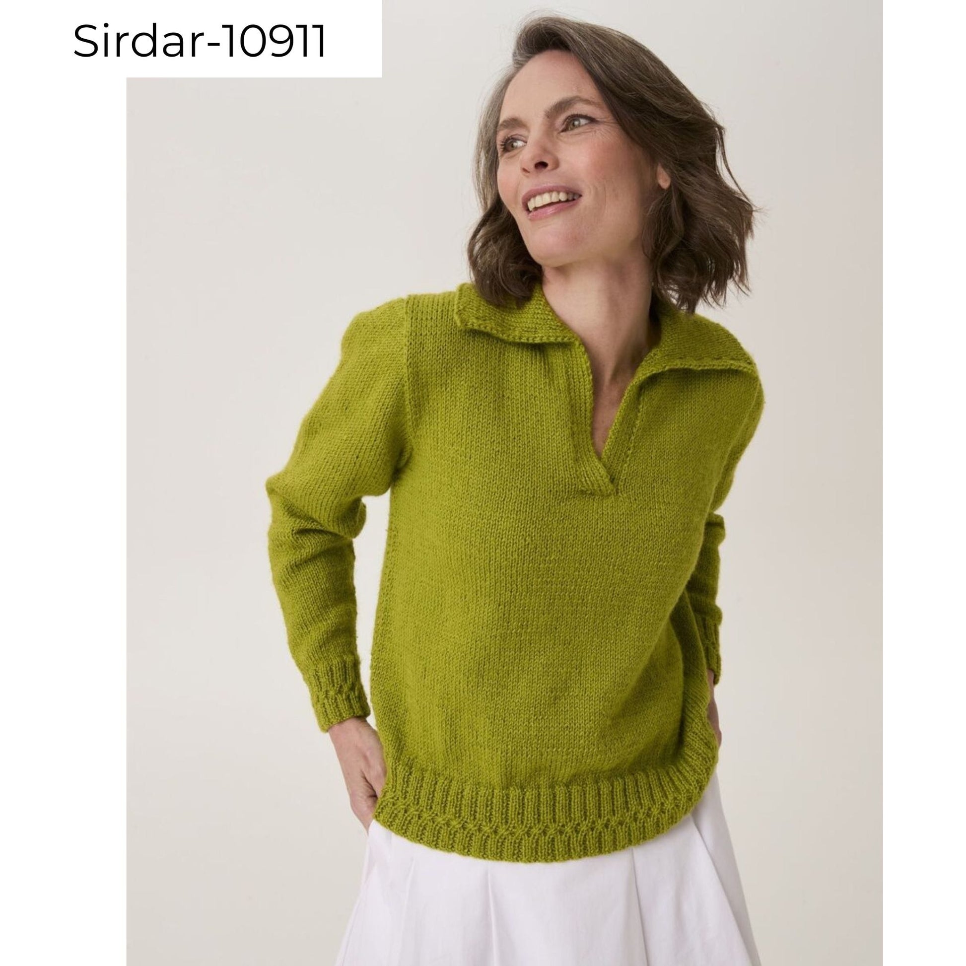 Women's sweater knitting in DK-sirdar-10911