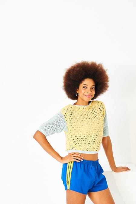 Women's Top and Sweater crochet pattern in DK - Stylecraft 10216