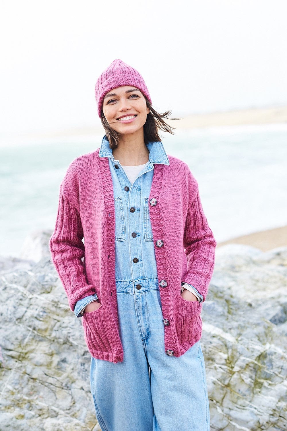 Womens Cardigans Aran knitting pattern