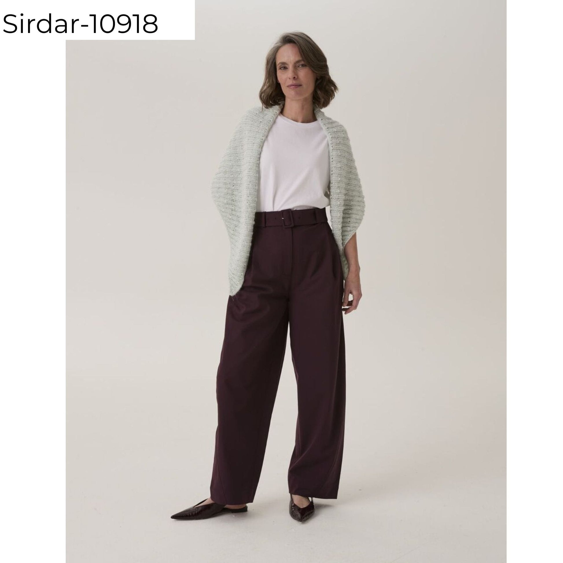 Womens Shawl knitting pattern in DK-Sirdar-10918