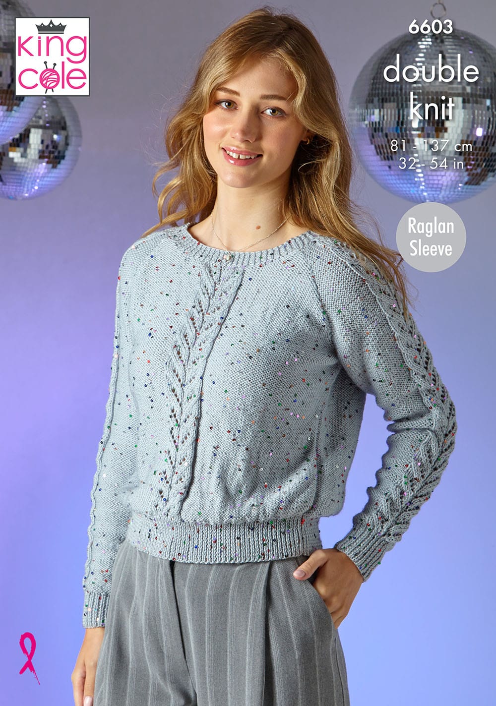 Womens Sweater & Cardigan knitting pattern DK - King Cole 6603