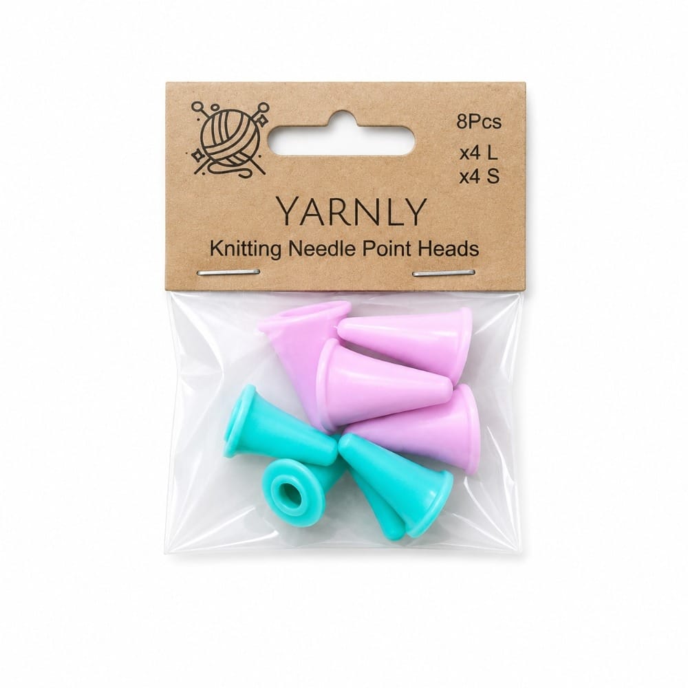 Yarnly Knitting Needle Point Heads 8pcs