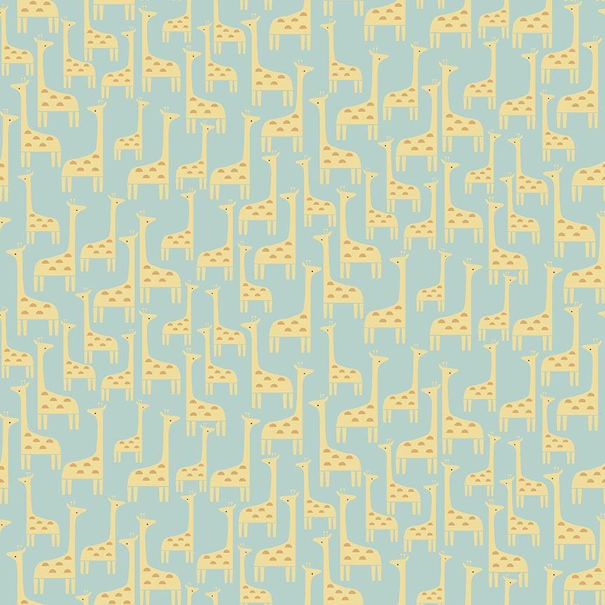 brushed cotton fabric Yellow Stars - Popcorn - Wild One - Dear Stella