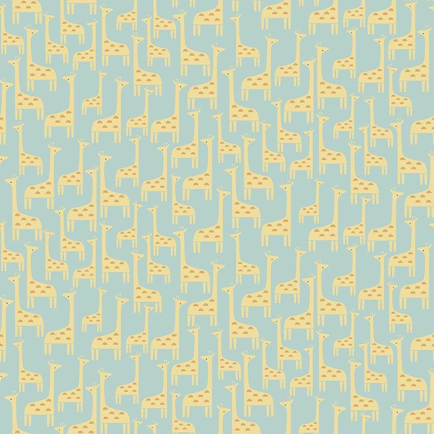 brushed cotton fabric Yellow Stars - Popcorn - Wild One - Dear Stella