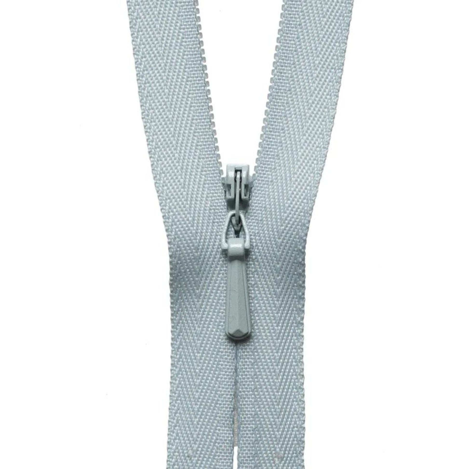 Zip YKK Concealed/Invisible Zip - 30cm / 16'' - Pale Grey 574
