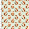 Navy checked plaid 100% cotton fabric - 'Forest Friends' 3 Wishes