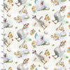 Funny Farm Animals Panel cotton fabric - 3 Wishes