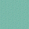 Terrazzo stone effect on Turquoise cotton fabric - 'Amelia' Makower