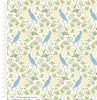 Load image into Gallery viewer, Meadow flowers on cream 100% cotton fabric - Voysey Birds in Nature