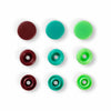 Prym Love 30 colour snaps round green/brown