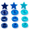 Prym Love 30 colour snaps star assorted blue