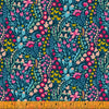 Pink Beetles on cream cotton fabric - 'Eden' Windham Fabrics