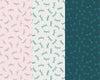 Lake Ripples on dark turquoise cotton fabric - On the Lake by Lewis & Irene