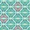 Fabric Butterflies on green cotton fabric - 'Flora and Fauna' Makower
