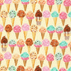 Ice creams on mint cotton fabric - Sweet Tooth by Robert Kaufman