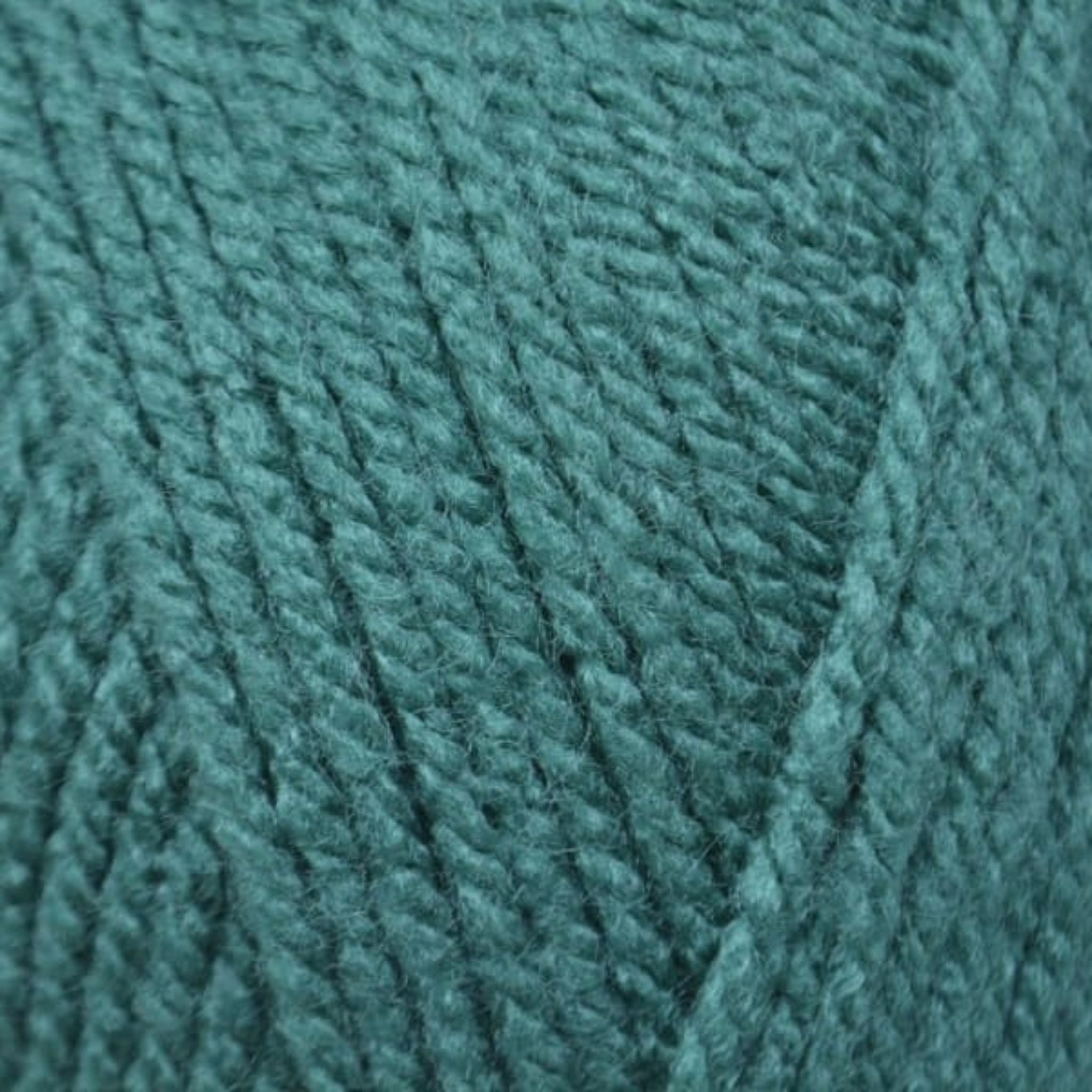 Seaform green acrylic Aran wool 100g ball - Emu Yarns