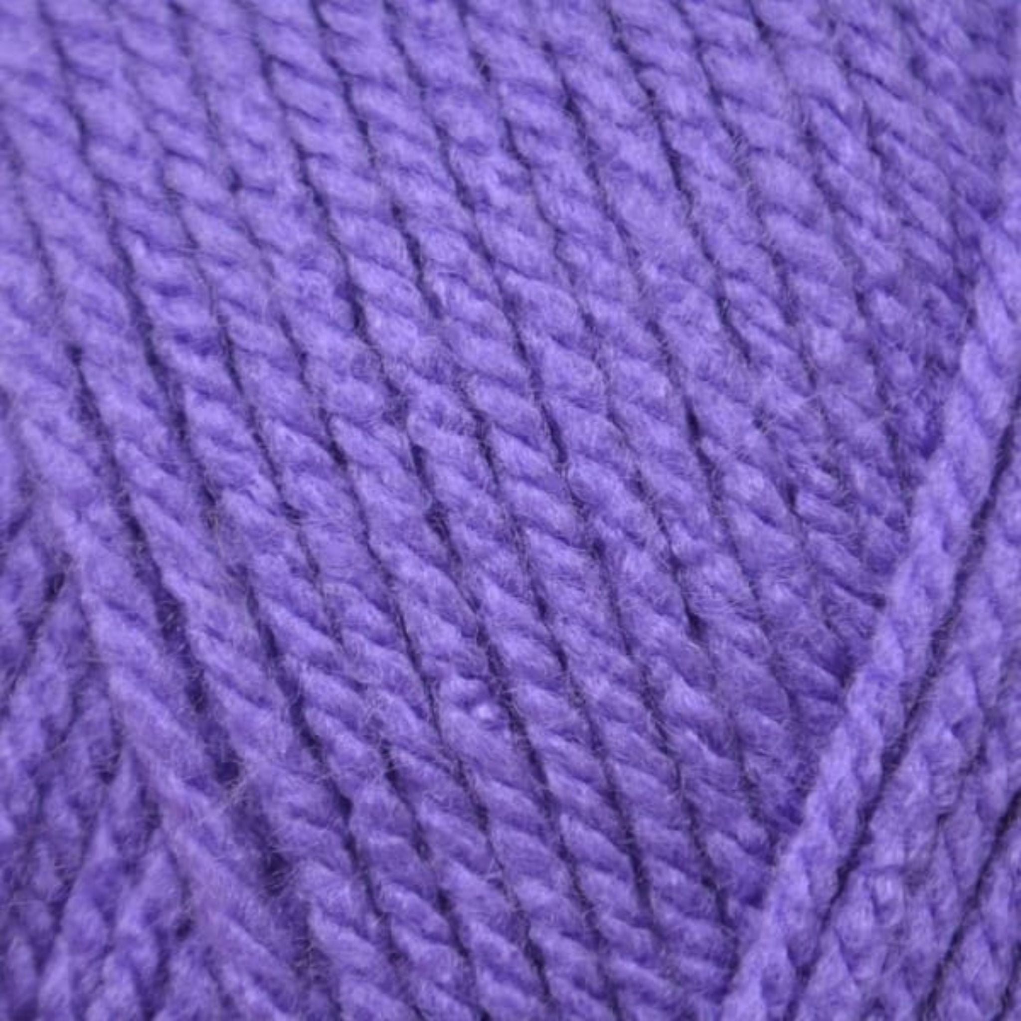 Thistle purple acrylic aran wool 100g ball - Emu Yarns