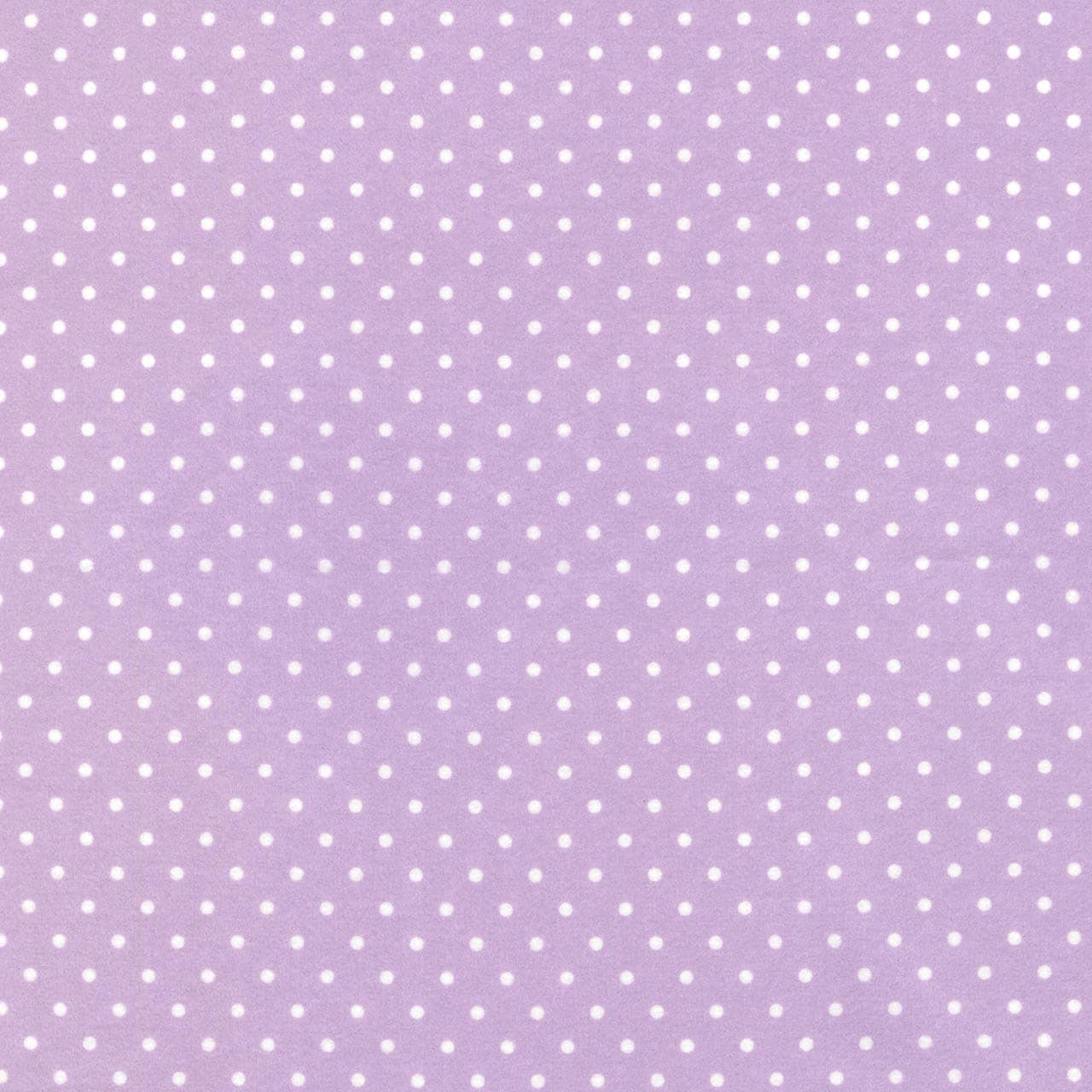 Polka dots on purple brushed cotton - Robert Kaufman