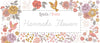 Tiny flowers on grey cotton fabric - Hannah's Flowers by Lewis & Irene