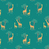 Tigers on navy cotton fabric - Safari Days - Dashwood Studio