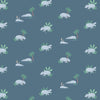 Tigers on navy cotton fabric - Safari Days - Dashwood Studio