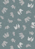 Load image into Gallery viewer, Pandas and bears on grey cotton fabric - Small Things - Lewis &amp; Irene