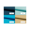 Plain organic wide cotton fabric - 25 colours