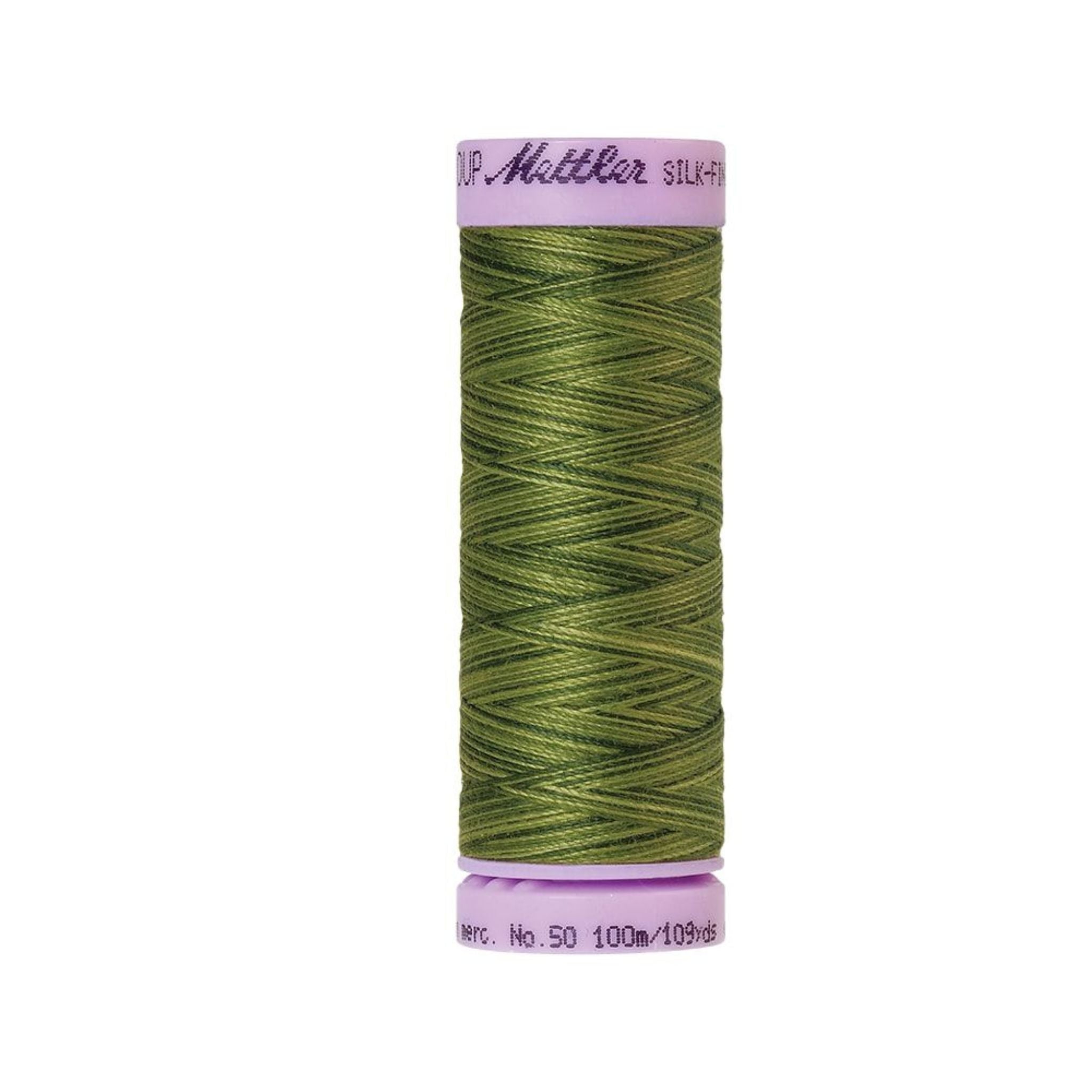 Ferns Silk Thread Finish Multi Colour Cot 50 100m -9818 Mettler