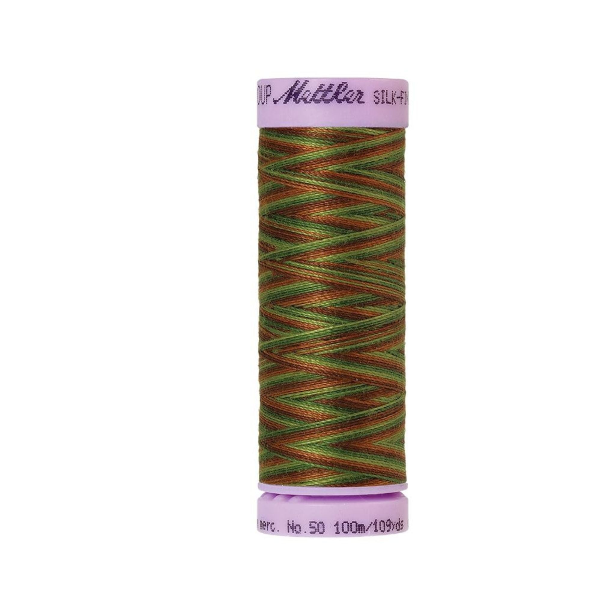 Forest Land Silk Thread Finish Multi Colour Cot 50 100m - 9822 Mettler