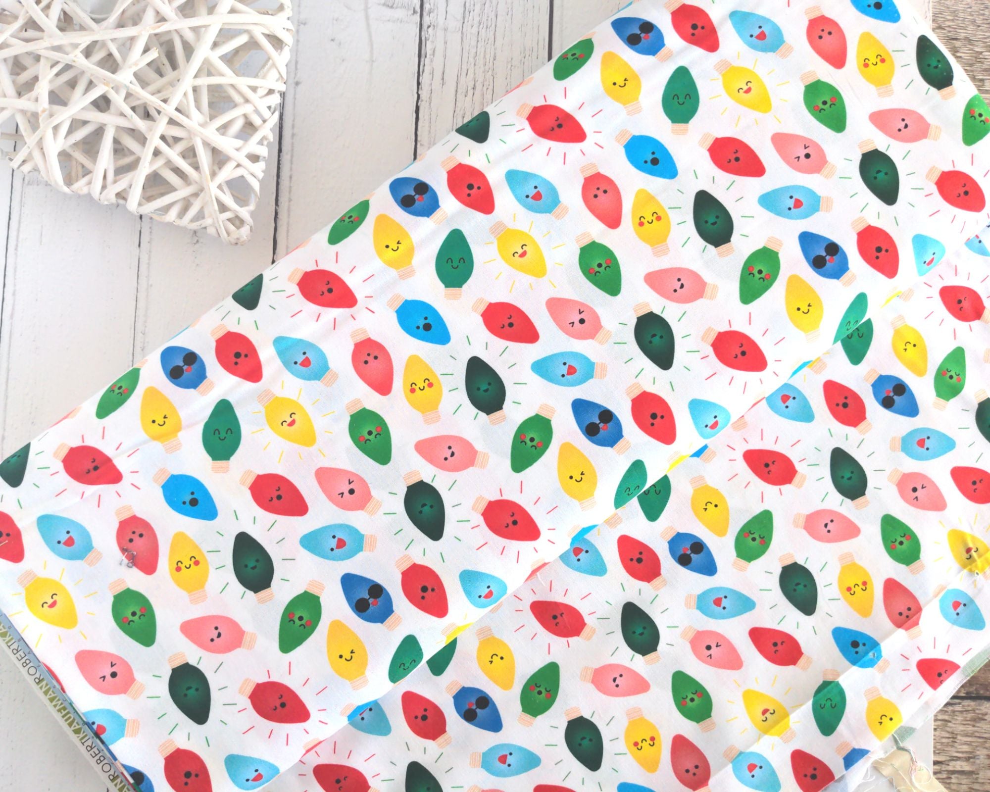 Party lights cotton fabric - Robert Kaufman