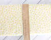 Yellow Lily flowers on cream cotton fabric - On the Lake by Lewis & Irene