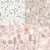 Fabric Alphabet and stars on cream 100% cotton fabric - Bella Bunny & Bear by Lewis & Irene