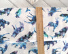 Fabric Arctic Animals on white cotton - Arctic Wonder - 3 Wishes