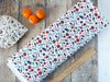 Fabric Autumnal spiced plants on white cotton fabric - Spice by Dashwood Studio