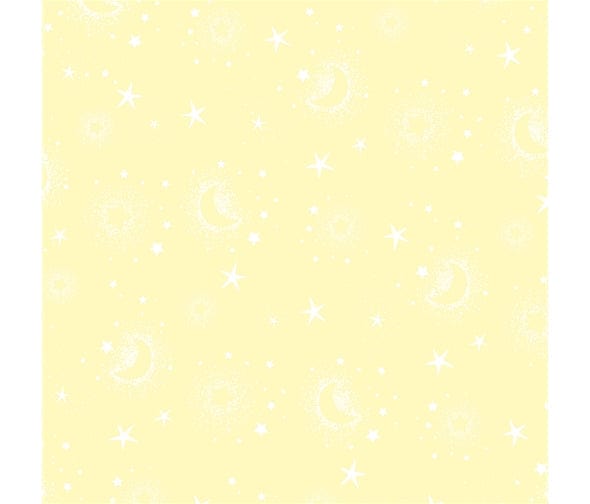 Fabric Blue hot air balloon panel - Star Bright by P & B