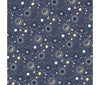 Fabric Blue moon and star nursery cotton fabric - Star Bright by P & B