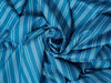 Fabric Blue seaside stripe cotton -Thalassophile - Lewis & Irene - A464.3