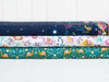 Fabric Camels and floral on green 100% cotton quilting fabric - 'Silk Roads' by Dashwood Studio