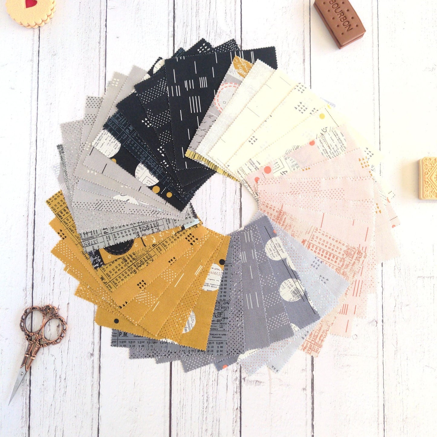 Fabric Celestial Charm Pack By Moda - 42 piece