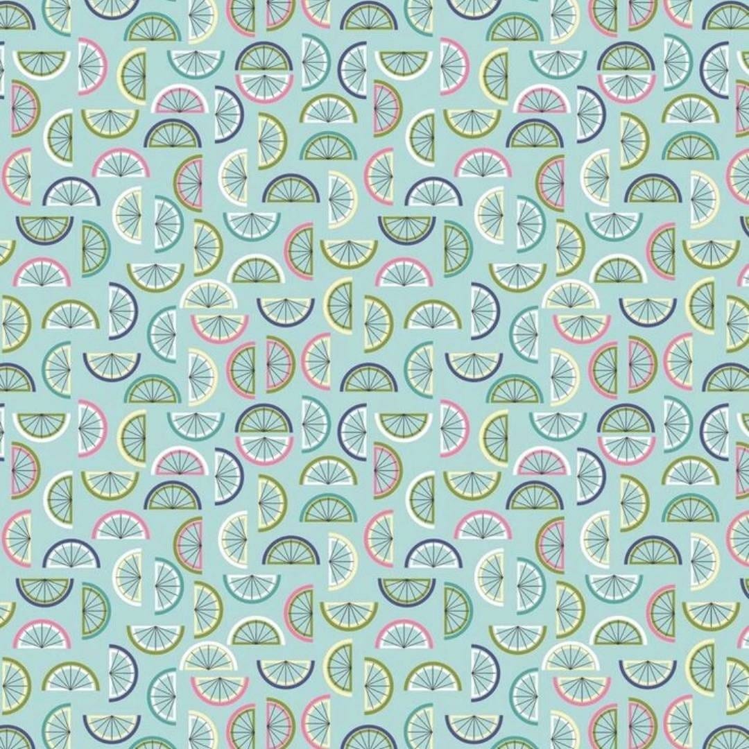 Fabric Cocktails and glasses cotton patchwork fabric Lewis & Irene