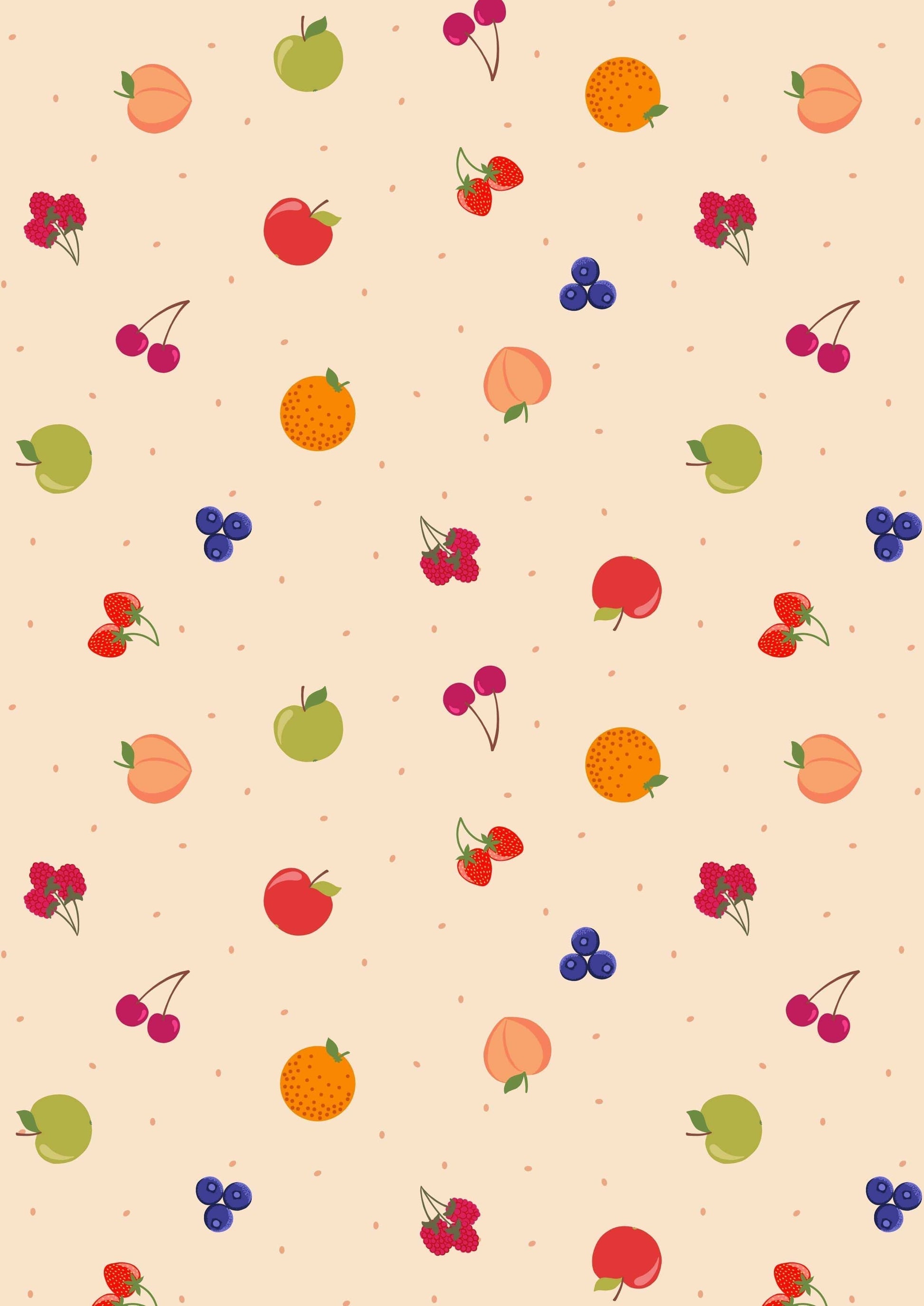 Fabric Colourful Donuts on Brown cotton 'Small Things...Sweet'-Lewis & Irene