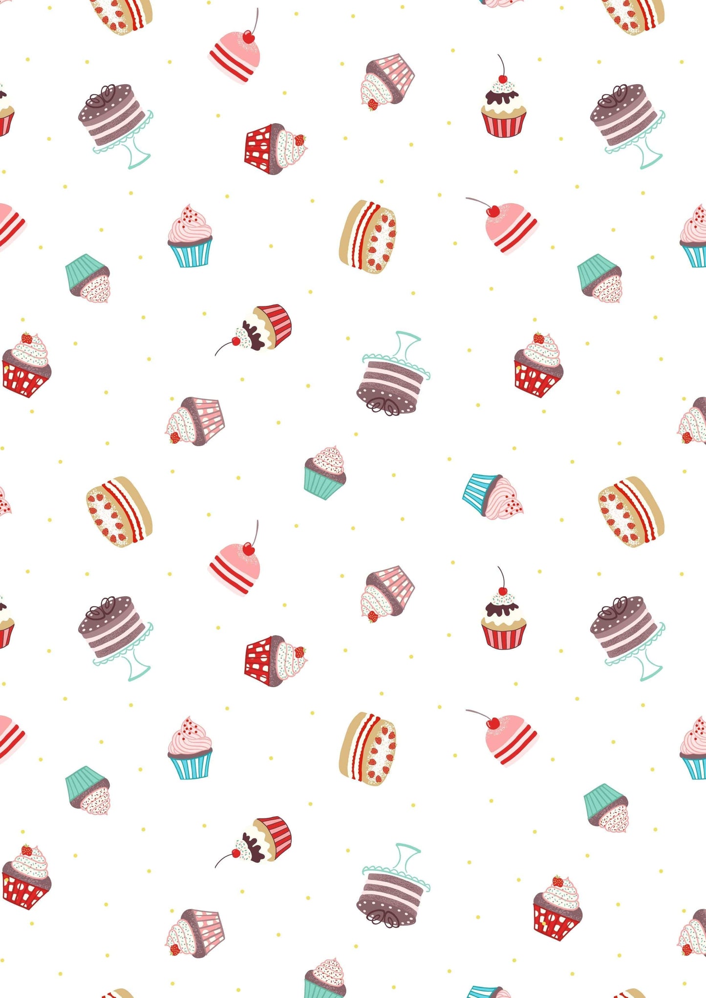 Fabric Colourful fruit on dark cream cotton 'Small Things...Sweet'-Lewis & Irene