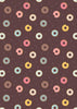 Fabric Colourful fruit on dark cream cotton 'Small Things...Sweet'-Lewis & Irene