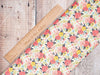 Fabric Cream and coral floral cotton fabric - 'Joy in the Journey' Riley Blake