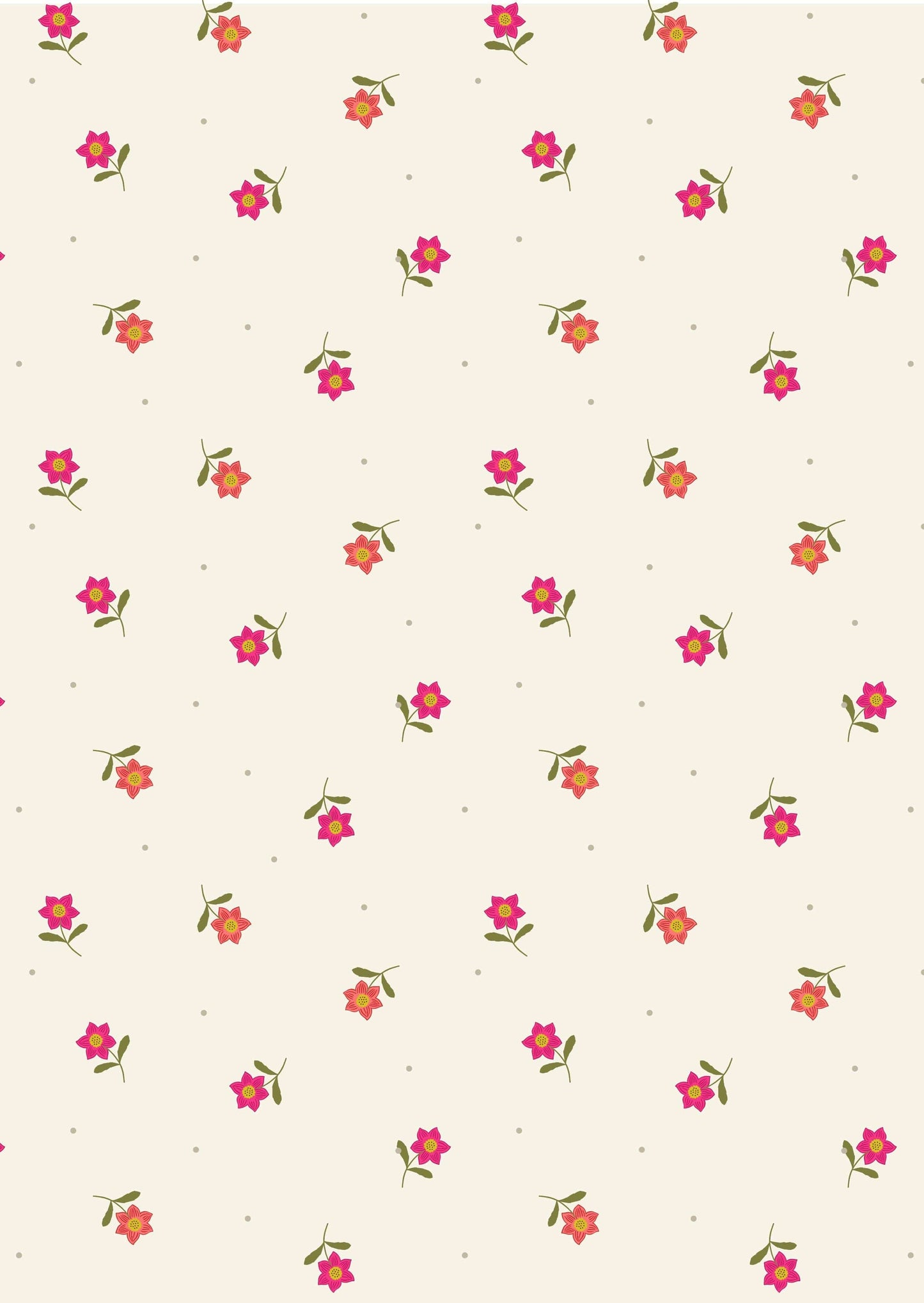 Fabric Daisies on a navy cotton fabric 'Hibiscus Hummingbird'
