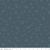 Fabric Dark midnight blue spruce 100% cotton fabric - Winterland by Riley Blake