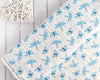 Fabric Dragonflies and butterflies on white cotton - British Waterways - Craft Cotton Co