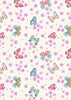 Fabric Floral Blue Peony's cotton fabric - Love Blooms by Lewis & Irene